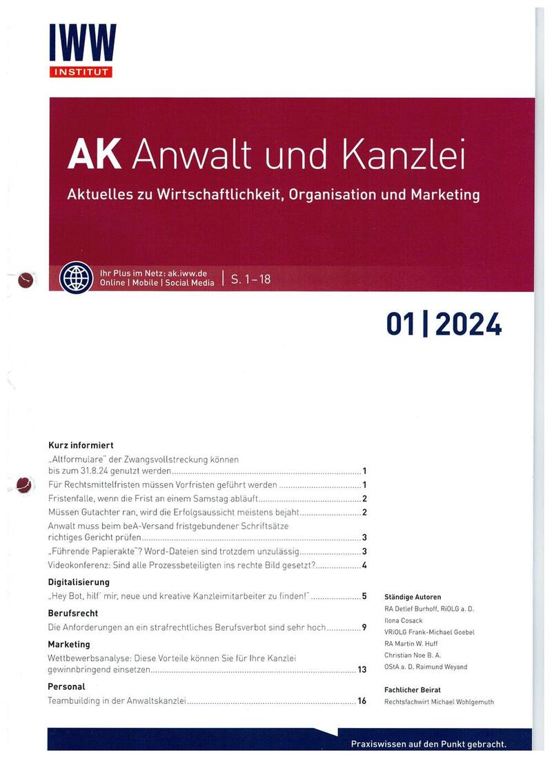 Ausgabe 01 2024