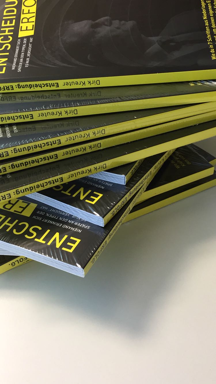 Das Buch "Entscheidung: Erfolg" von Dirk Kreuter als Game-Changer für Ihr Berater-Business als Lebensberater, systemischer Berater oder Unternehmensberater oder Anwalt.